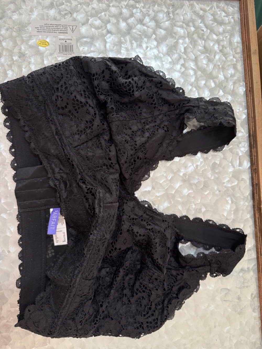 Paramour Black Lace Wireless Bralette
